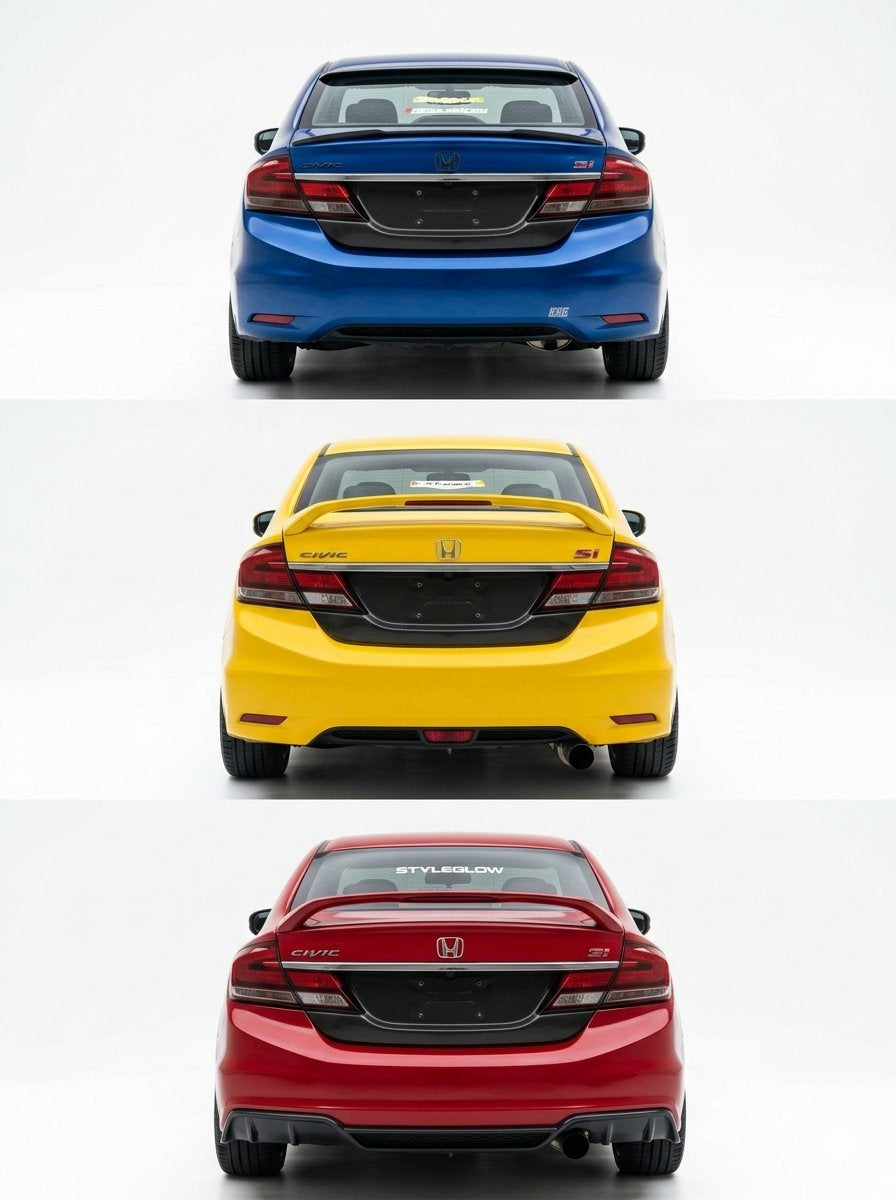 FB civic Trunk carbon overlay