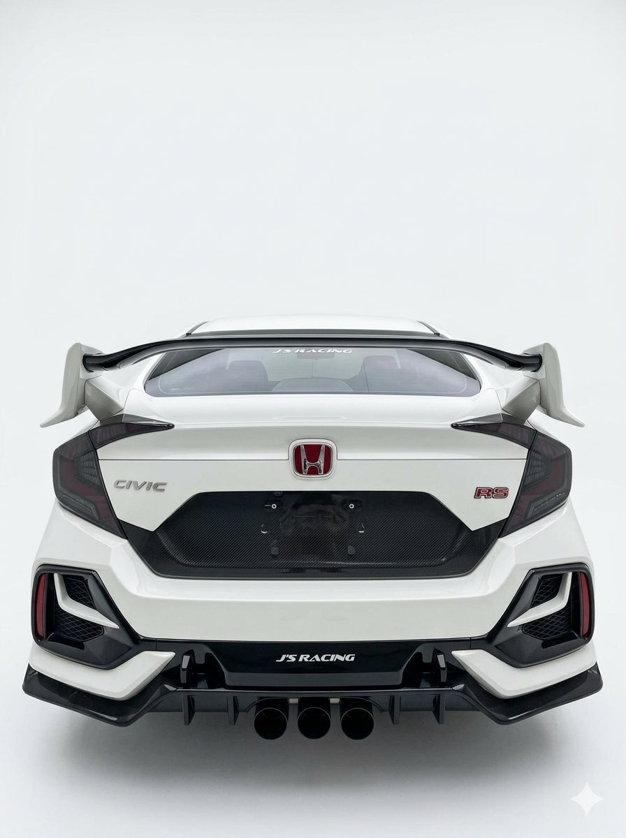 FC civic Carbon trunk overlay