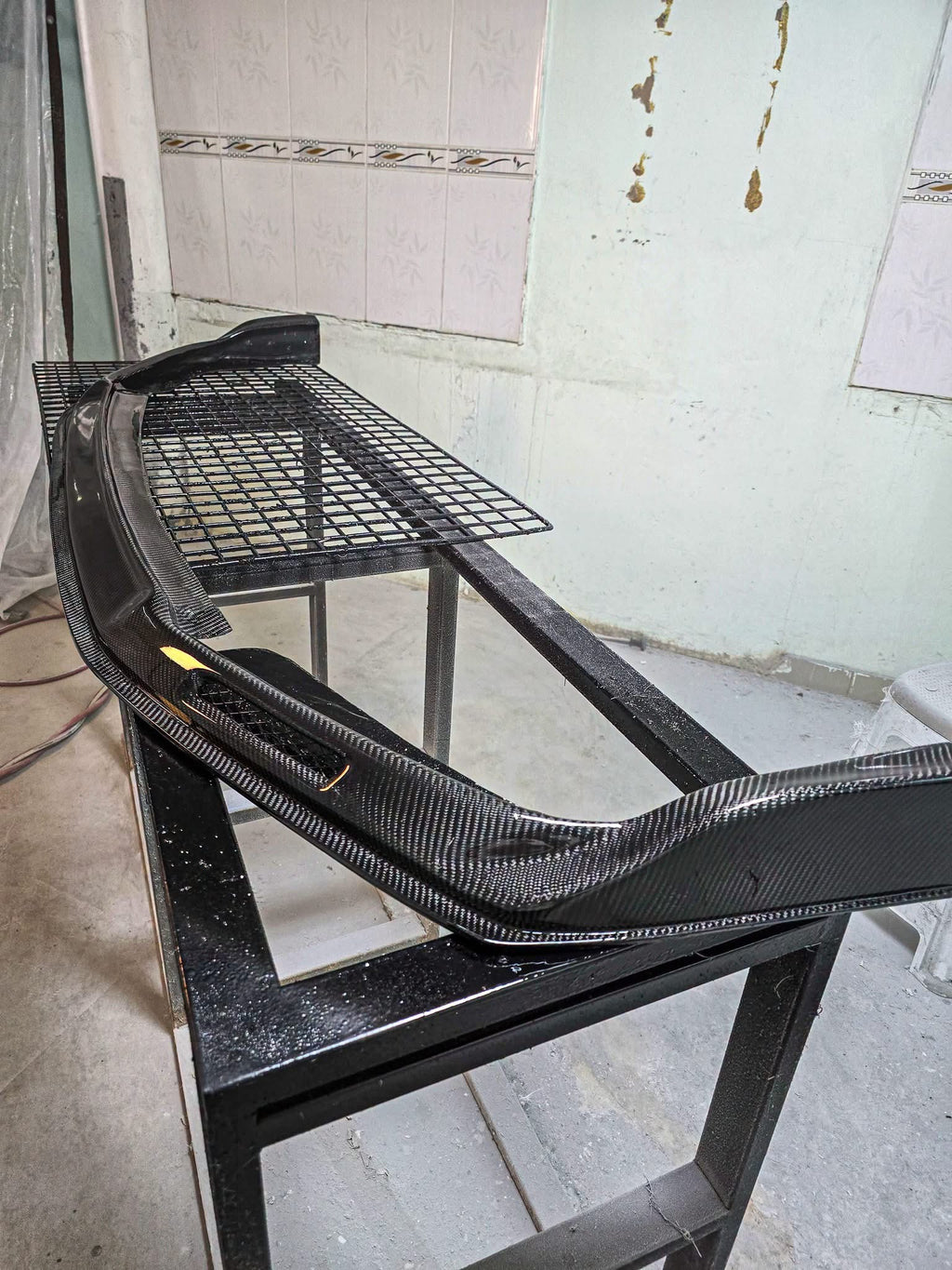 FK7 front lip Carbon