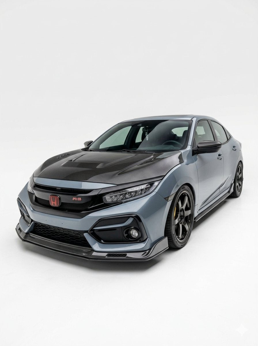 FK7 front lip Carbon